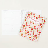 Personalisiert Red Strawberry Pattern Planer (Anzeige)