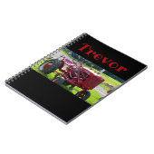 Personalisiert-Red-Traktor-Notebook Notizblock (Linke Seite)