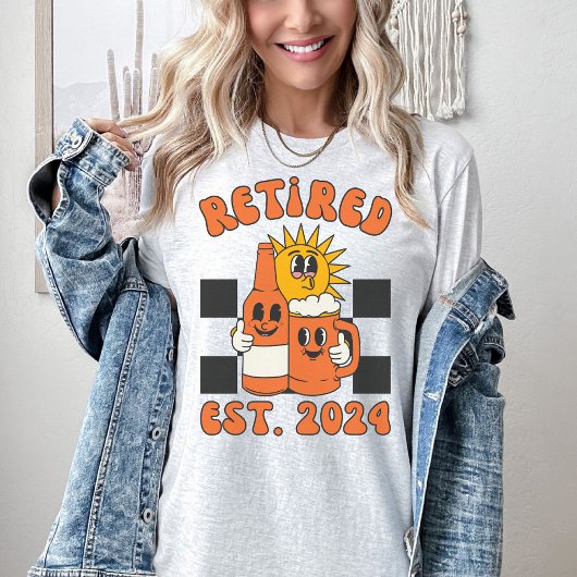 Personalisiert Remüde 2024 Shirt | Retro-Rente