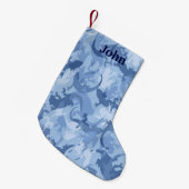 Personalisiert Reptile Camouflage Weihnachts-Strum Kleiner Weihnachtsstrumpf (Vorderansicht (hängend))