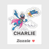 Personalisiert Retro Art Big Bird Sticker (Blatt)