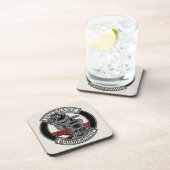 Personalisiert Retro BarberShop Barber Chair Salon Getränkeuntersetzer (Rechte Seite)