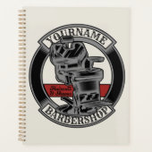 Personalisiert Retro BarberShop Barber Chair Salon Planer (Vorderseite)