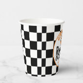 Personalisiert Retro Basketball Geburtstagsparty N Pappbecher (Rechts)