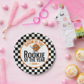 Personalisiert Retro Basketball Geburtstagsparty Pappteller (Party)