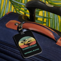 Personalisiert Retro Clearwater Beach Souvenir