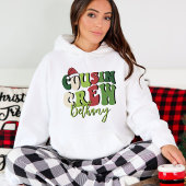 Personalisiert Retro Cousin Crew Weihnachten Match Sweatshirt