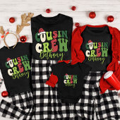 Personalisiert Retro Cousin Crew Weihnachten Match T-Shirt