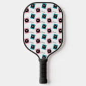 Personalisiert Retro Flamingo Pickleball Paddle (Vorderseite)