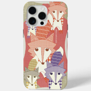 Personalisiert Retro Fox Art Retro iPhone 6 Plus iPhone 15 Pro Max Hülle