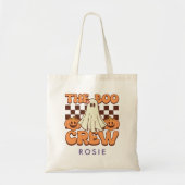 Personalisiert Retro Groovy Halloween Tragetasche (Vorne)
