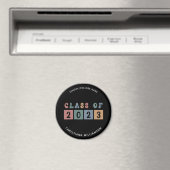 Personalisiert Retro-Klasse 2023 Abschluss Niedlic Magnet (In Situ (Geschirrspüler))