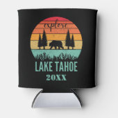 Personalisiert Retro Lake Tahoe Dosenkühler (Vorderseite)