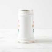 Personalisiert Retro Legend Husband Daddy Gift Bierglas (Mittel)