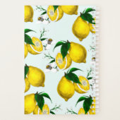 Personalisiert Retro Lemon Planner Planer (Rückseite)