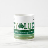Personalisiert Retro "Lucky" St. Patrick's Day Kaffeetasse (Mittel)