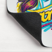Personalisiert Retro Mama Pop Art. 12 Mousepad (Ecke)