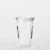 Personalisiert Retro Mama Pop Art. 13 Acryltrinkbecher (Rechts)