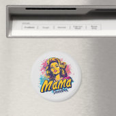 Personalisiert Retro Mama Pop Art. 14 Magnet (In Situ (Geschirrspüler))