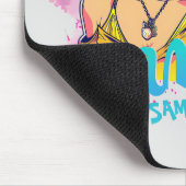 Personalisiert Retro Mama Pop Art. 15 Mousepad (Ecke)