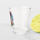 Personalisiert Retro Mama Pop Art. 19 Schnapsglas (Rechts)