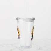 Personalisiert Retro Mama Pop Art 1 Acryltrinkbecher (Rechts)