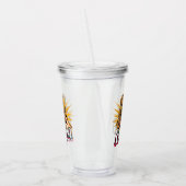 Personalisiert Retro Mama Pop Art 1 Acryltrinkbecher (Links)