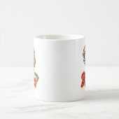 Personalisiert Retro Mama Pop Art 2 Kaffeetasse (Mittel)