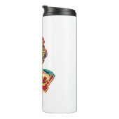 Personalisiert Retro Mama Pop Art 2 Thermosbecher (Nach rechts gedreht)