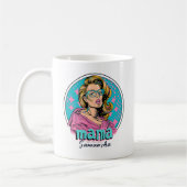 Personalisiert Retro Mama Pop Art. 8 Kaffeetasse (Links)