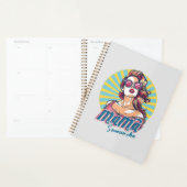 Personalisiert Retro Mama Pop Art. 9 Planer (Anzeige)
