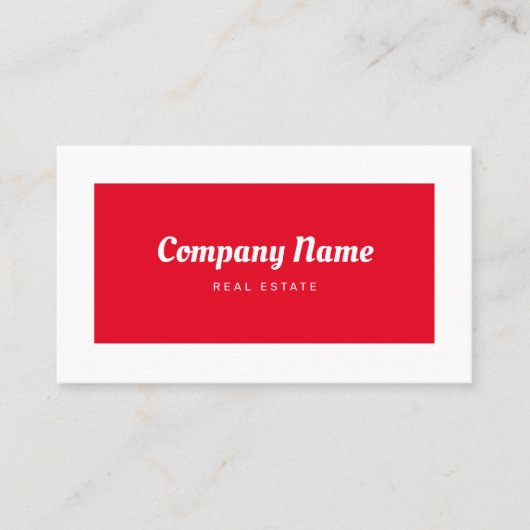 Personalisiert Retro Minimalistisch Real Anwesen R Visitenkarte (Vorderseite)