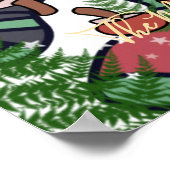 Personalisiert Retro Minimalistischer Pilzsaal Fei Poster (Ecke)