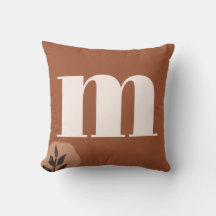 Personalisiert Retro Monogramm mit Terracotta Boho