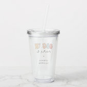 Personalisiert Retro OBGYN Nurse Acryltrinkbecher (Rückseite)