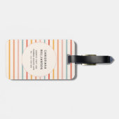 Personalisiert Retro OBGYN Nurse Gepäckanhänger (Rückseite horizontal)