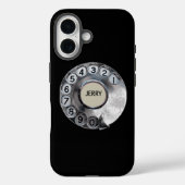 Personalisiert Retro Rotary Case-Mate iPhone Hülle (Rückseite)