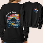 Personalisiert Retro Senior Class of 2025 Sweatshi Sweatshirt