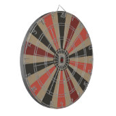 Personalisiert Retro Sunburst - Route 66 Dartscheibe (Vorderseite Links)