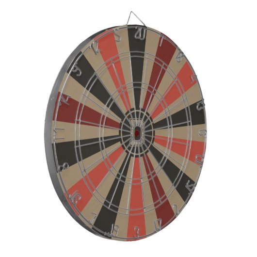 Personalisiert Retro Sunburst - Route 66 Dartscheibe (Vorderseite Links)