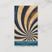 Personalisiert Retro Vintag Abstrakt Trendy Visitenkarte (Vorderseite)