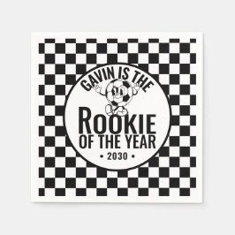 Personalisiert Retro Vintag Soccer Geburtstagspart Serviette