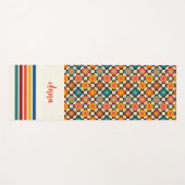 Personalisiert Retro Yoga Mat Yogamatte (Vorderseite (Horizontal))
