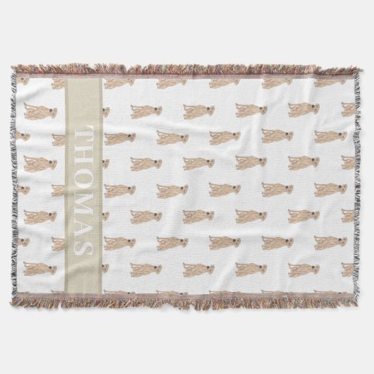 Personalisiert Rhodesian Ridgeback Decke (Vorderseite)