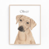 Personalisiert Rhodesian Ridgeback reversible Fotodruck