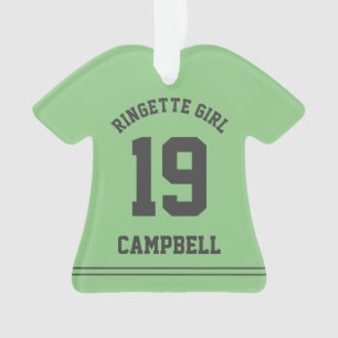 Personalisiert Ringette Girl Jersey Individuelle N Ornament