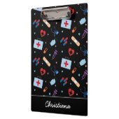 Personalisiert RN Nurse | Medizinisches Muster Klemmbrett (Links)