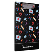 Personalisiert RN Nurse | Medizinisches Muster Klemmbrett (Rechts)