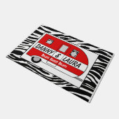 Personalisiert "Roam Sweet Roam" Doormat Fußmatte (Schrägansicht)