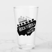 Personalisiert Rock & Roll Glas (Vorderseite)